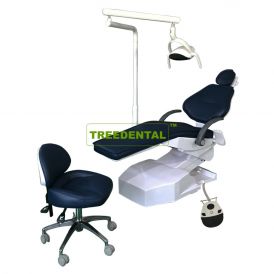 Standard Dental Units, Without Sidepod ,Microfiber Leather,Seat UP And Down ,Light ON And OFF By The Foot Control Switch